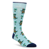 Chaussettes décontractées à motif fantaisie tropical pour hommes, Denver Hayes Front_Angled_Right