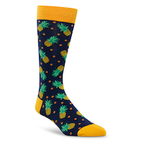 Denver Hayes Men's Novelty Tropical Pattern Casual Socks