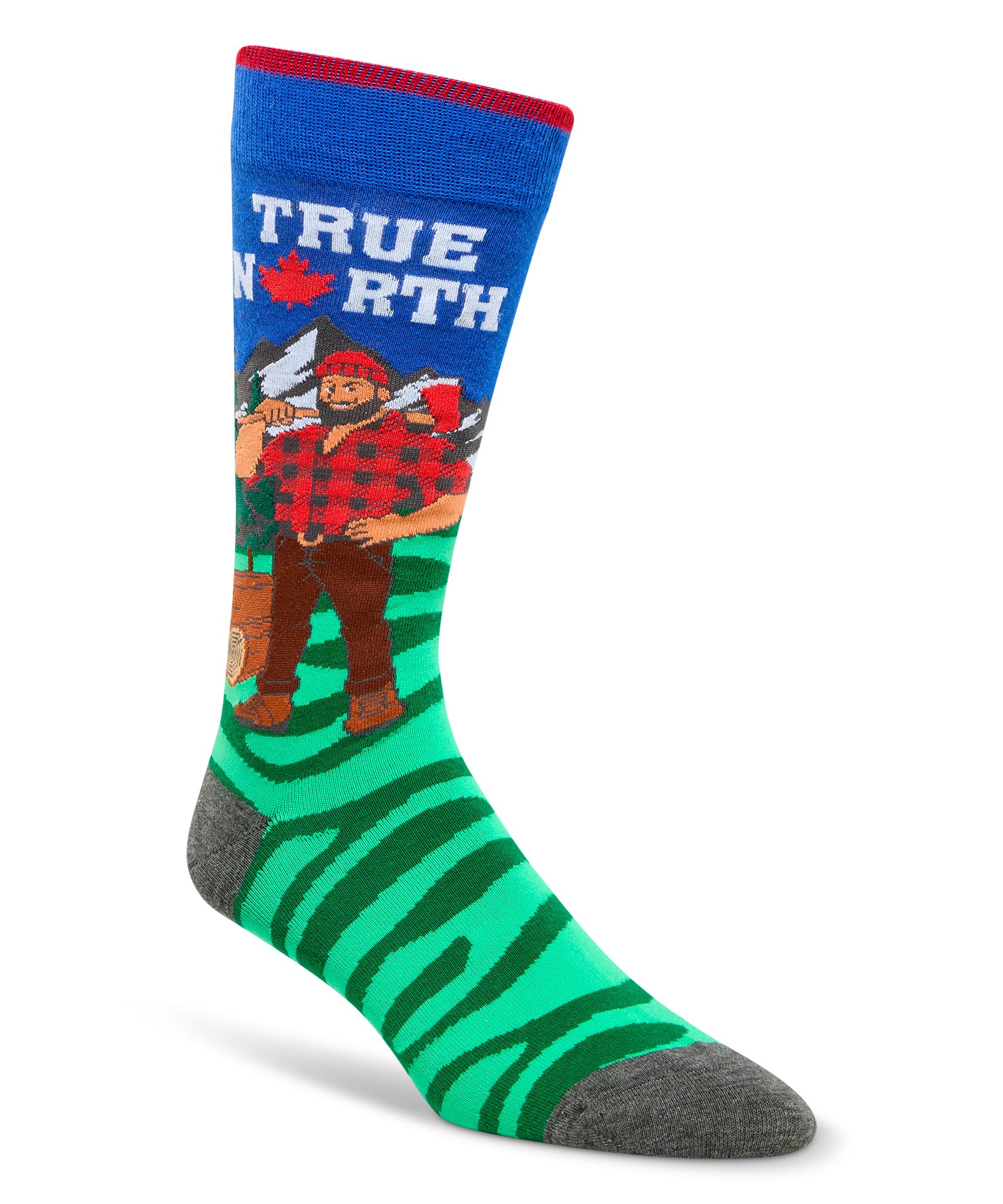 Chaussettes décontractées à motif fantaisie Canadiana pour hommes, Denver Hayes