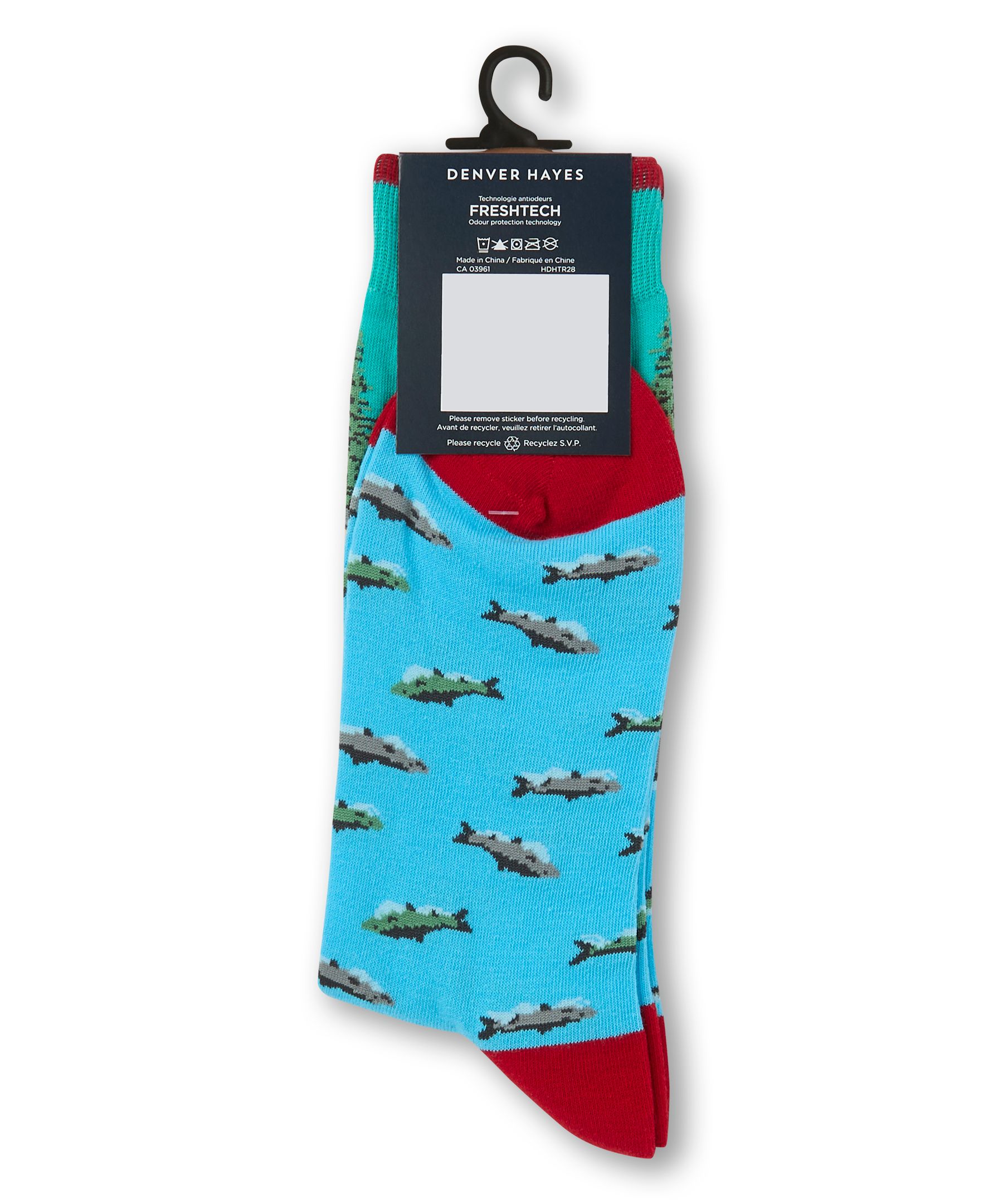 Chaussettes décontractées à motif fantaisie Canadiana pour hommes, Denver Hayes