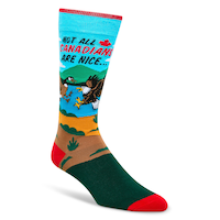 Denver Hayes Men's Novelty Canadiana Pattern Casual Socks
