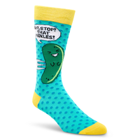 Chaussettes décontractées à motif fantaisie d’alimentation pour hommes, Denver Hayes Front_Angled_Right