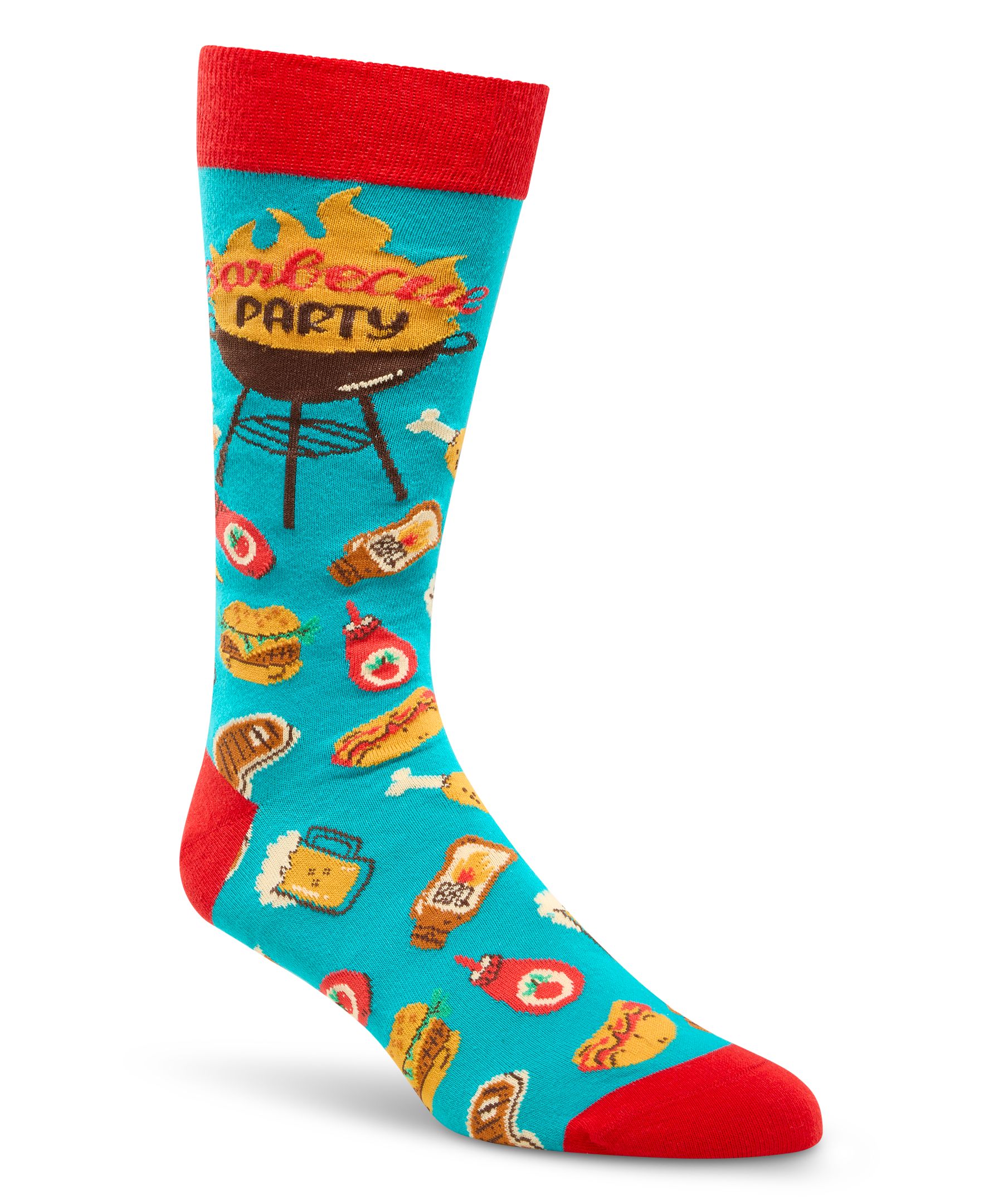 Chaussettes décontractées à motif fantaisie d’alimentation pour hommes, Denver Hayes