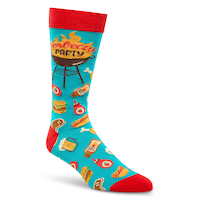 Denver Hayes Men's Novelty Food Pattern Casual Socks