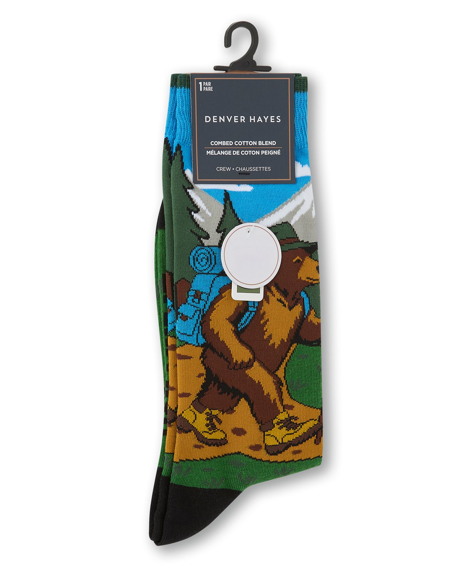 Chaussettes décontractées à motif fantaisie estival Summer Fun pour hommes, Denver Hayes