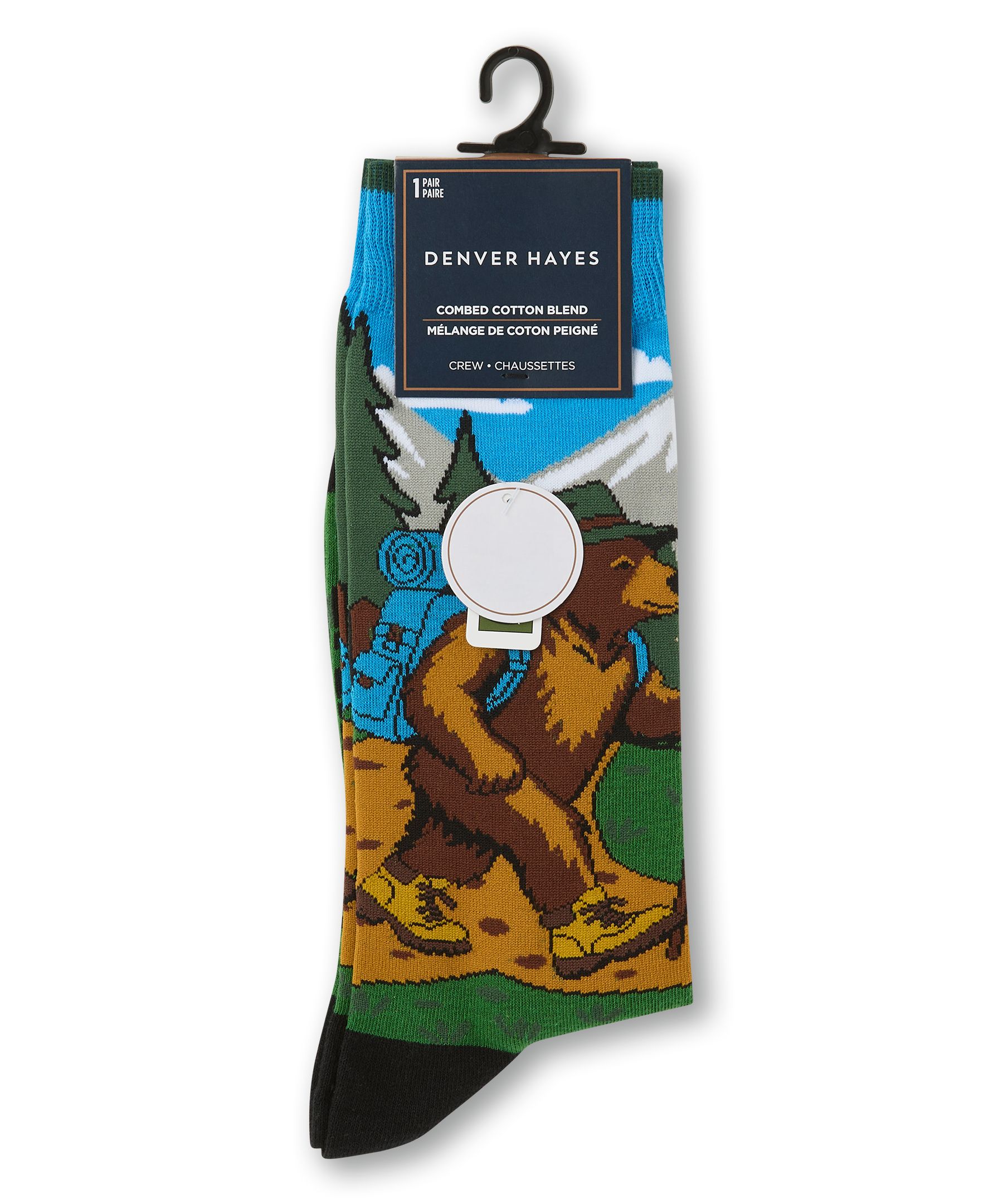 Chaussettes décontractées à motif fantaisie estival Summer Fun pour hommes, Denver Hayes