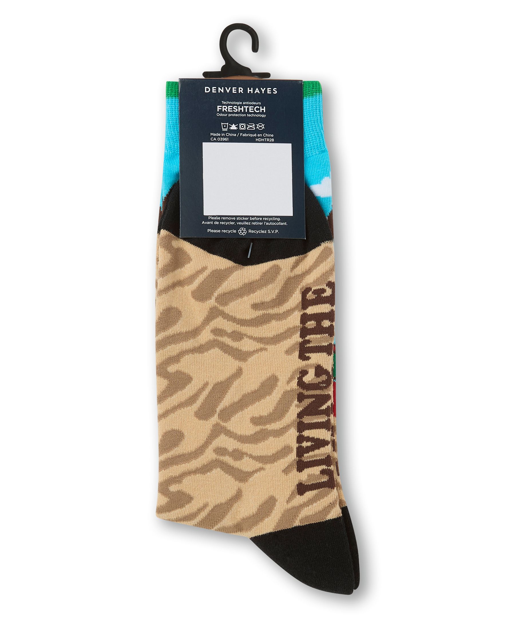 Chaussettes décontractées à motif fantaisie estival Summer Fun pour hommes, Denver Hayes