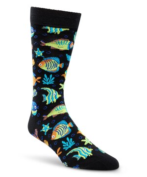 Chaussettes décontractées à motif fantaisie d'animaux pour hommes, Denver Hayes