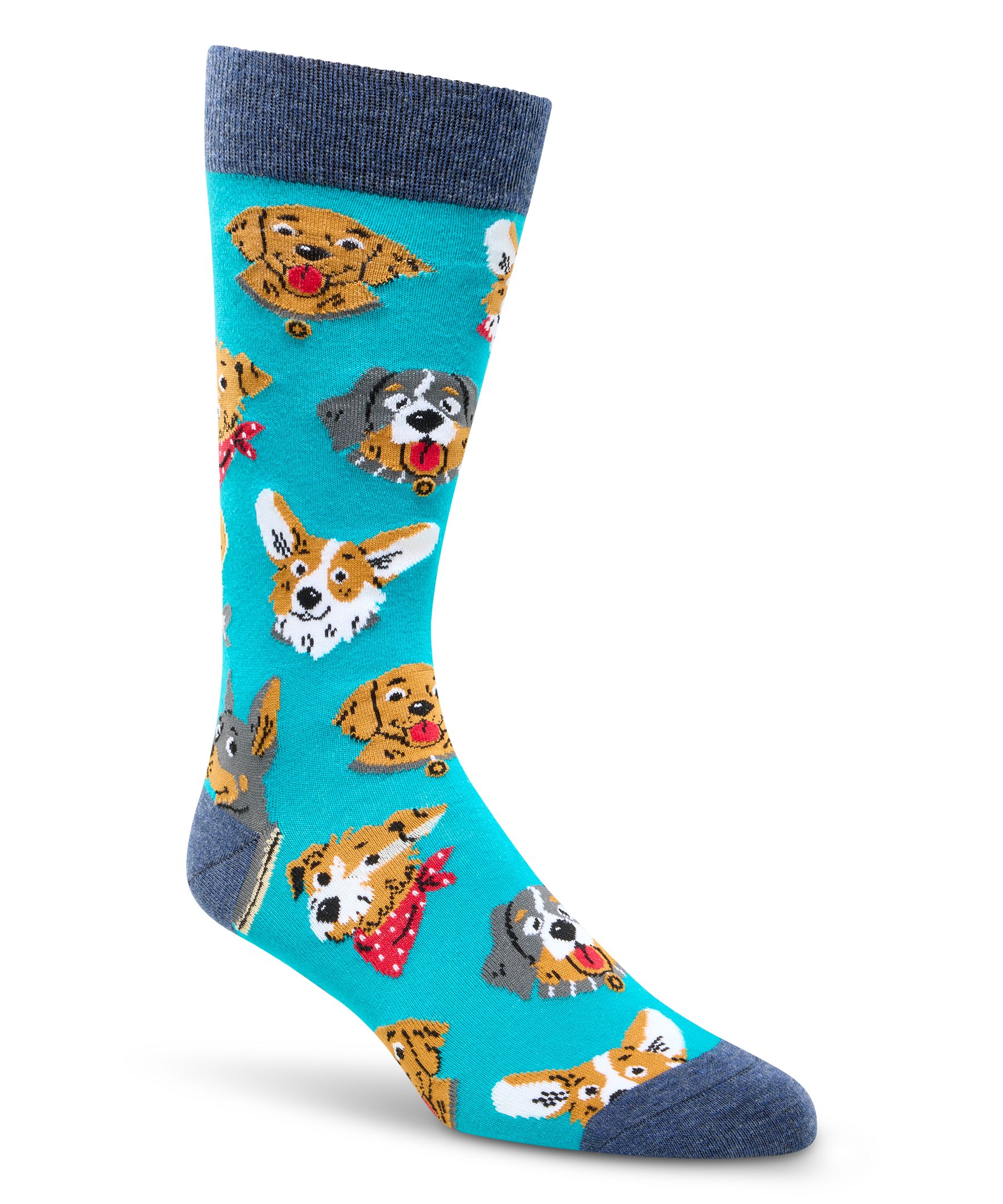 Chaussettes décontractées à motif fantaisie d'animaux pour hommes, Denver Hayes