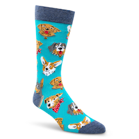 Denver Hayes Men's Novelty Animal Pattern Casual Socks