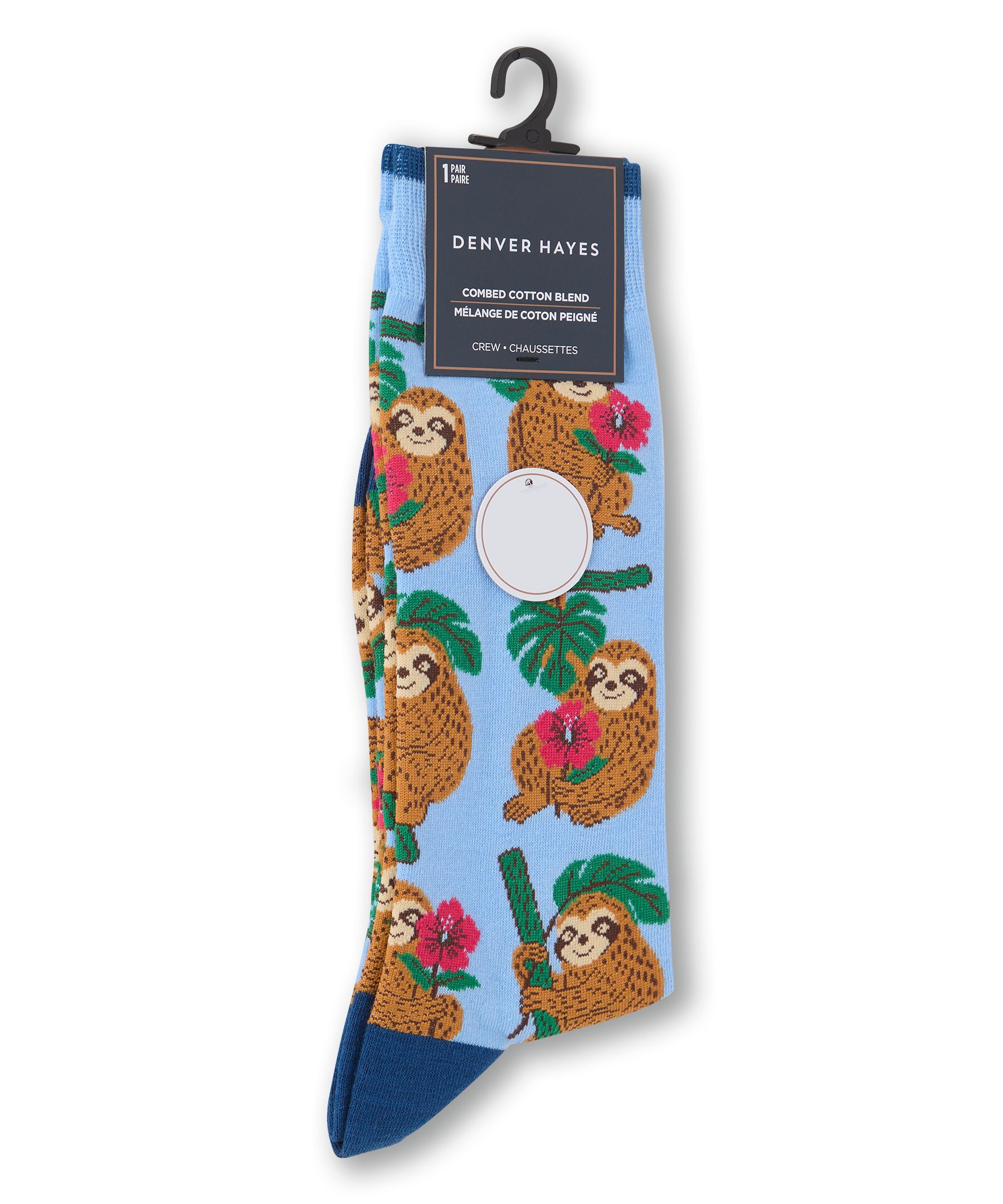 Denver Hayes Men's Novelty Animal Pattern Casual Socks