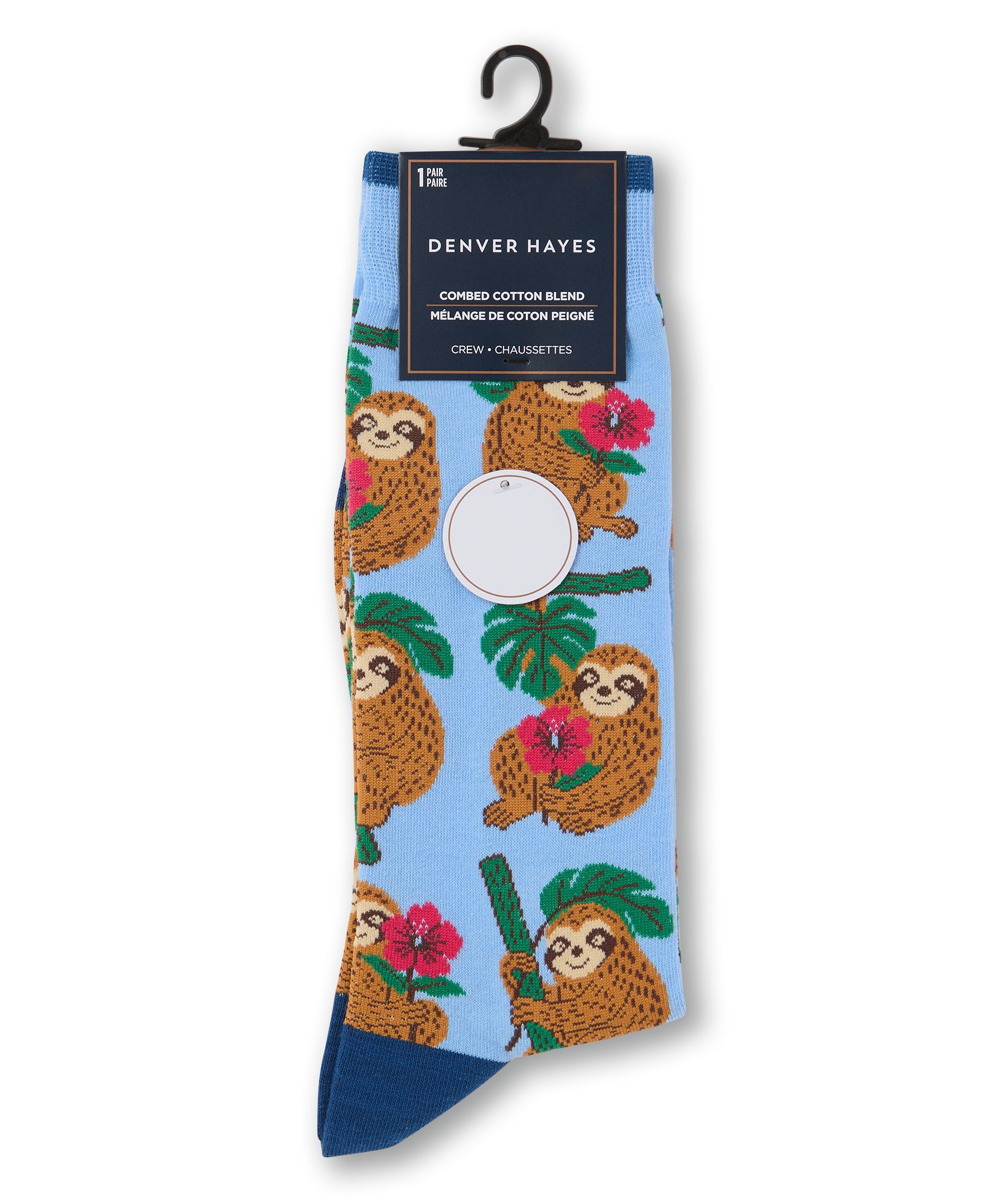 Denver Hayes Men's Novelty Animal Pattern Casual Socks