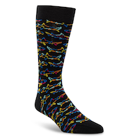 Denver Hayes Men's Novelty Animal Pattern Casual Socks