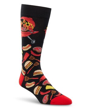Denver Hayes Men's Novelty Rather Be Pattern Casual Socks