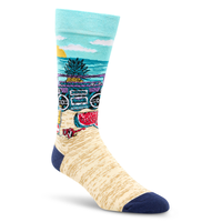 Chaussettes décontractées à motif fantaisie «Rather Be» pour hommes, Denver Hayes