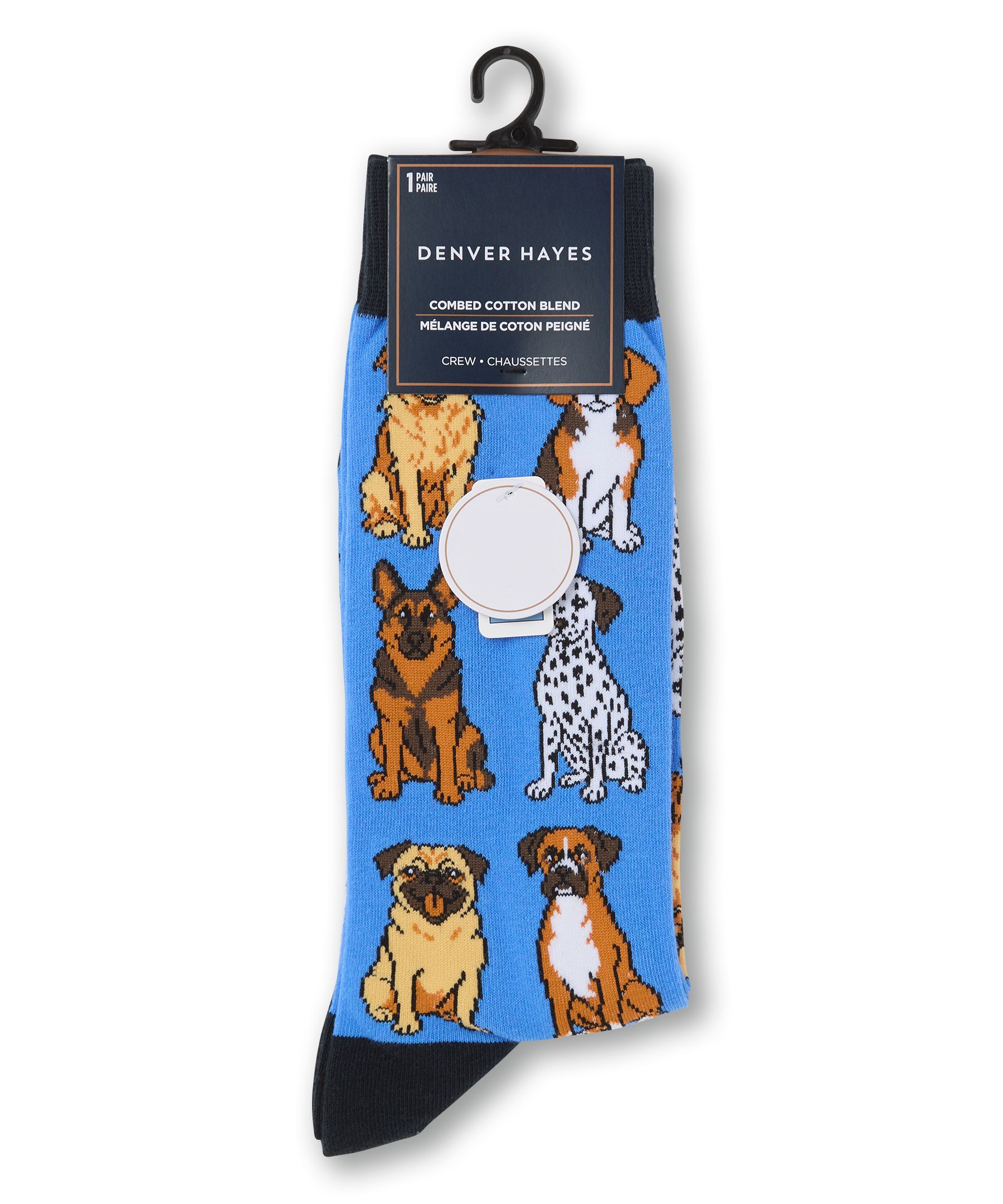 Chaussettes décontractées à motif fantaisie «Rather Be» pour hommes, Denver Hayes