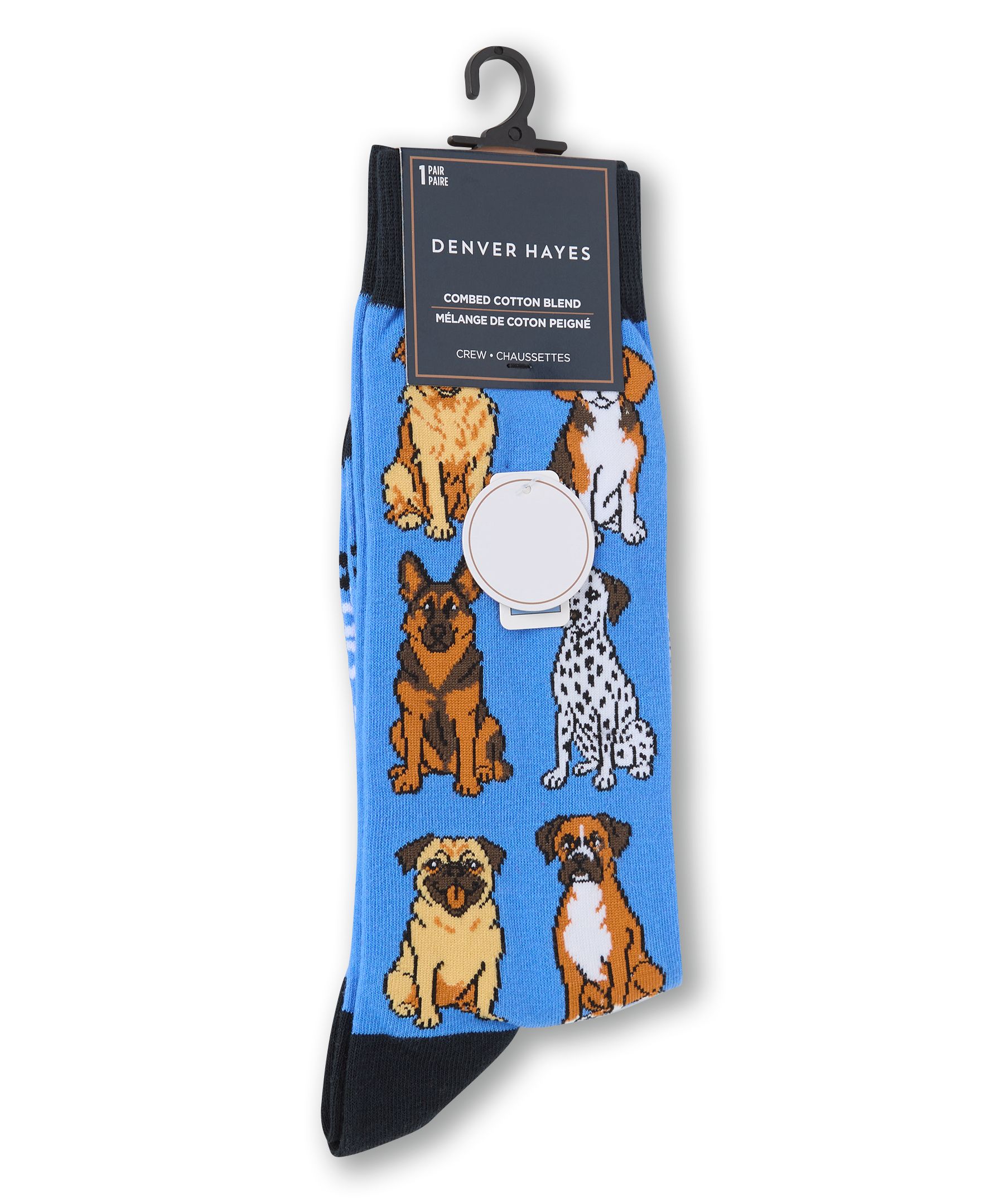 Chaussettes décontractées à motif fantaisie «Rather Be» pour hommes, Denver Hayes
