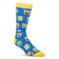 Chaussettes décontractées à motif fantaisie pour hommes, Denver Hayes