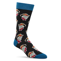 Denver Hayes Men's Novelty Patterned Casual Socks