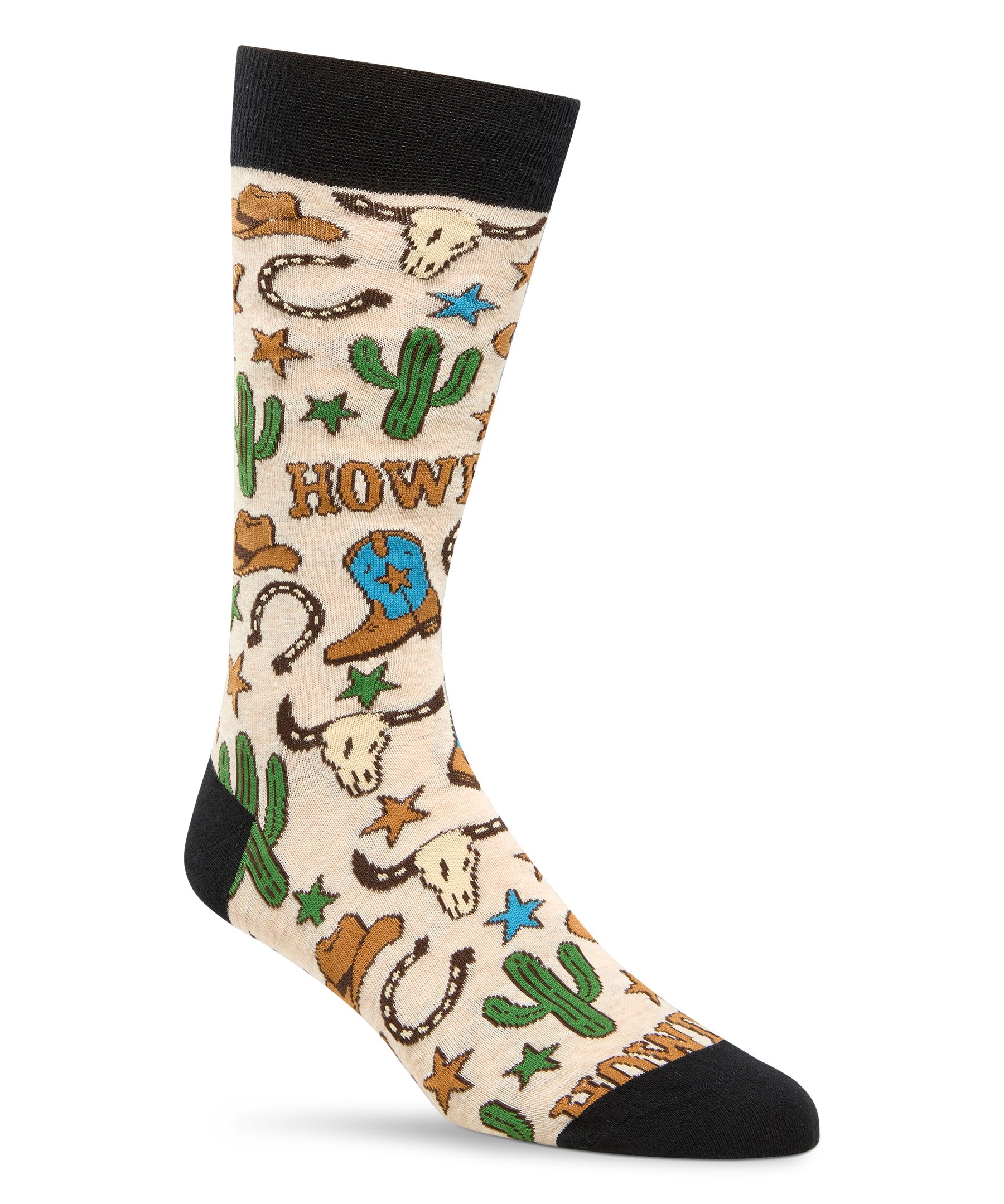 Chaussettes décontractées à motif fantaisie pour hommes, Denver Hayes