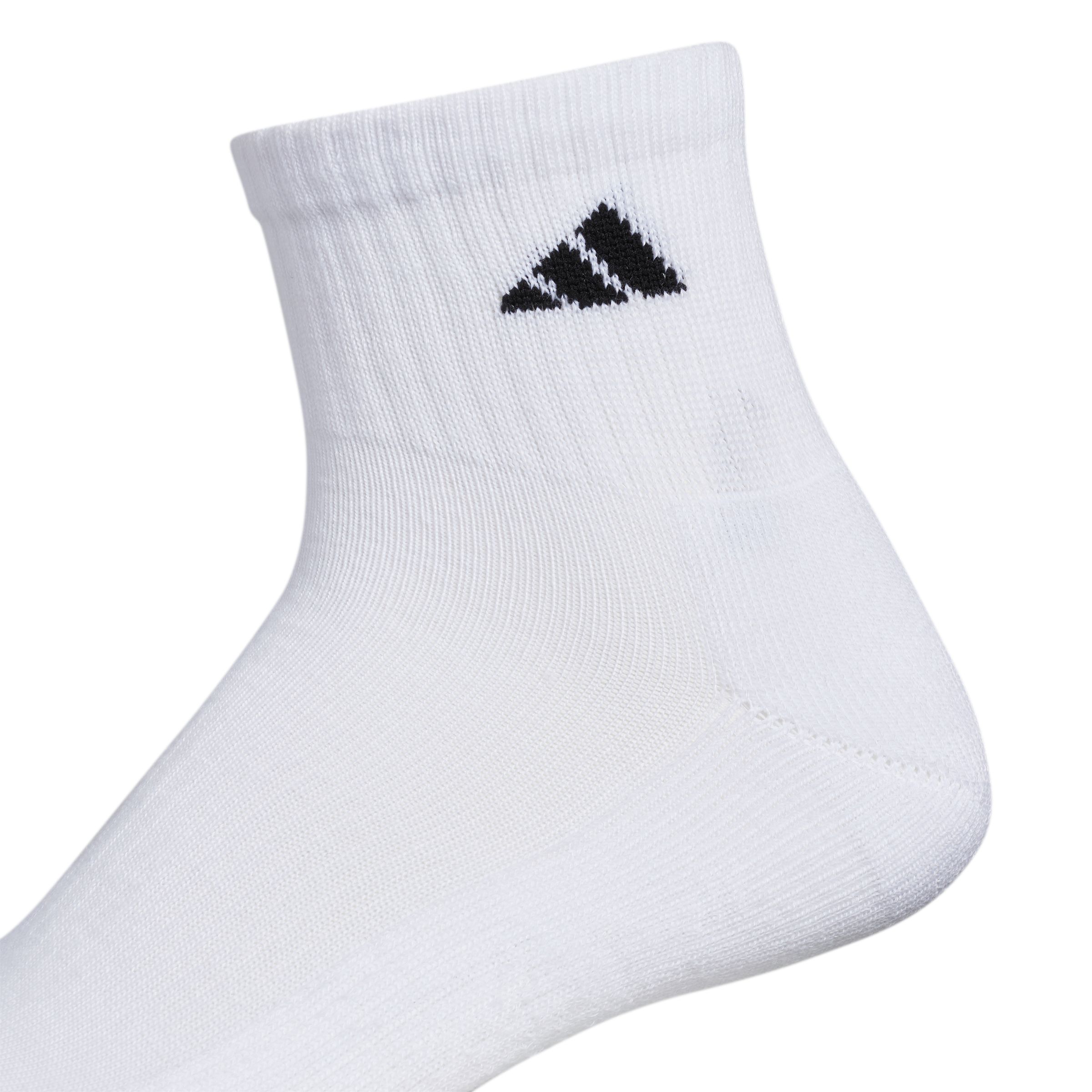 adidas Athletic Cushioned Quarter Crew Socks, 6 Pack