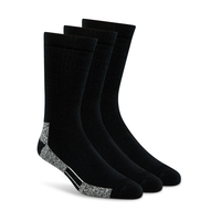 WindRiver 3-Pack Full Cushion Crew Socks Front_Angled_Right