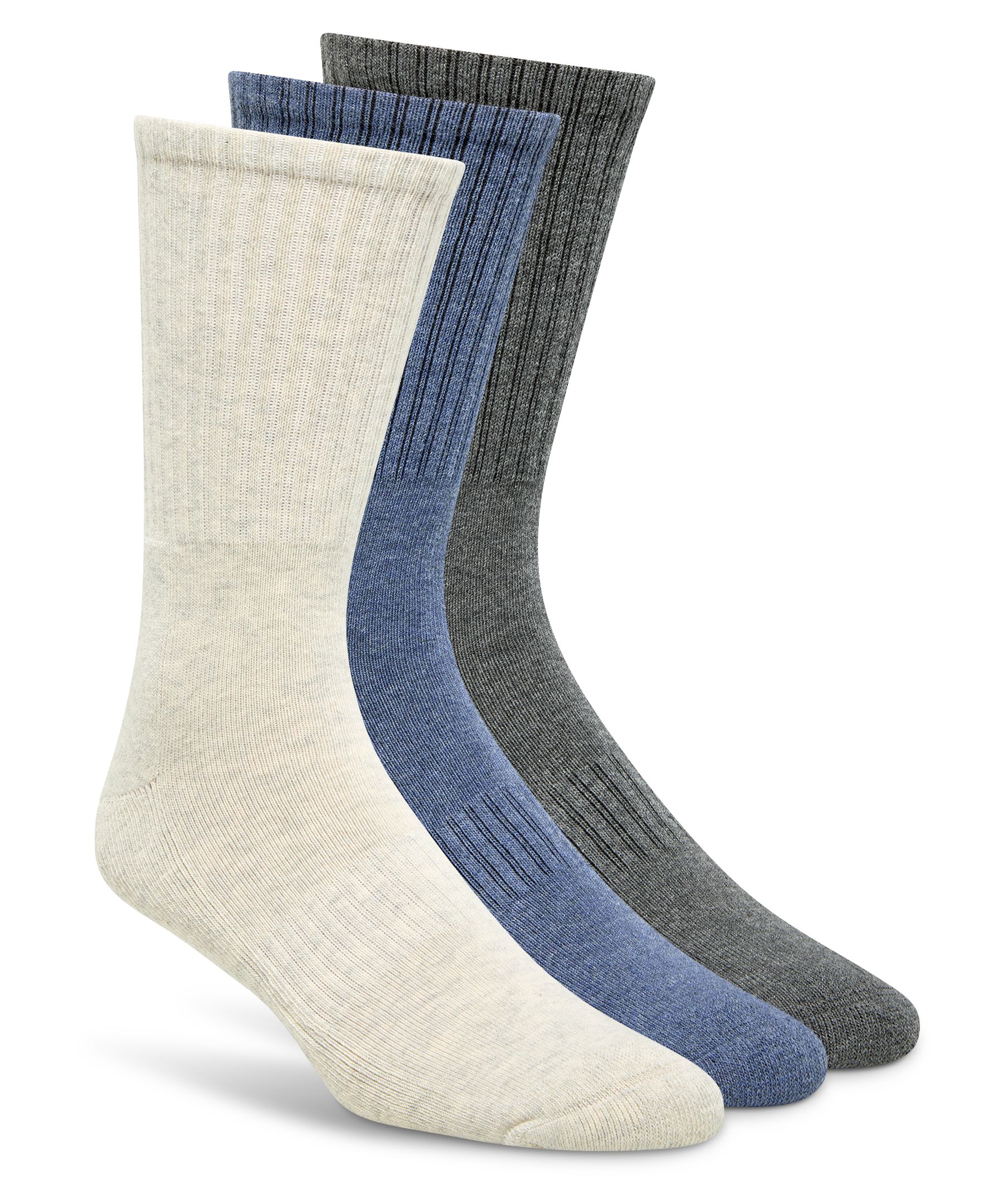 Mi-chaussettes de sport semi-rembourrées assorties pour hommes, Matrix, paquet de 3 paires