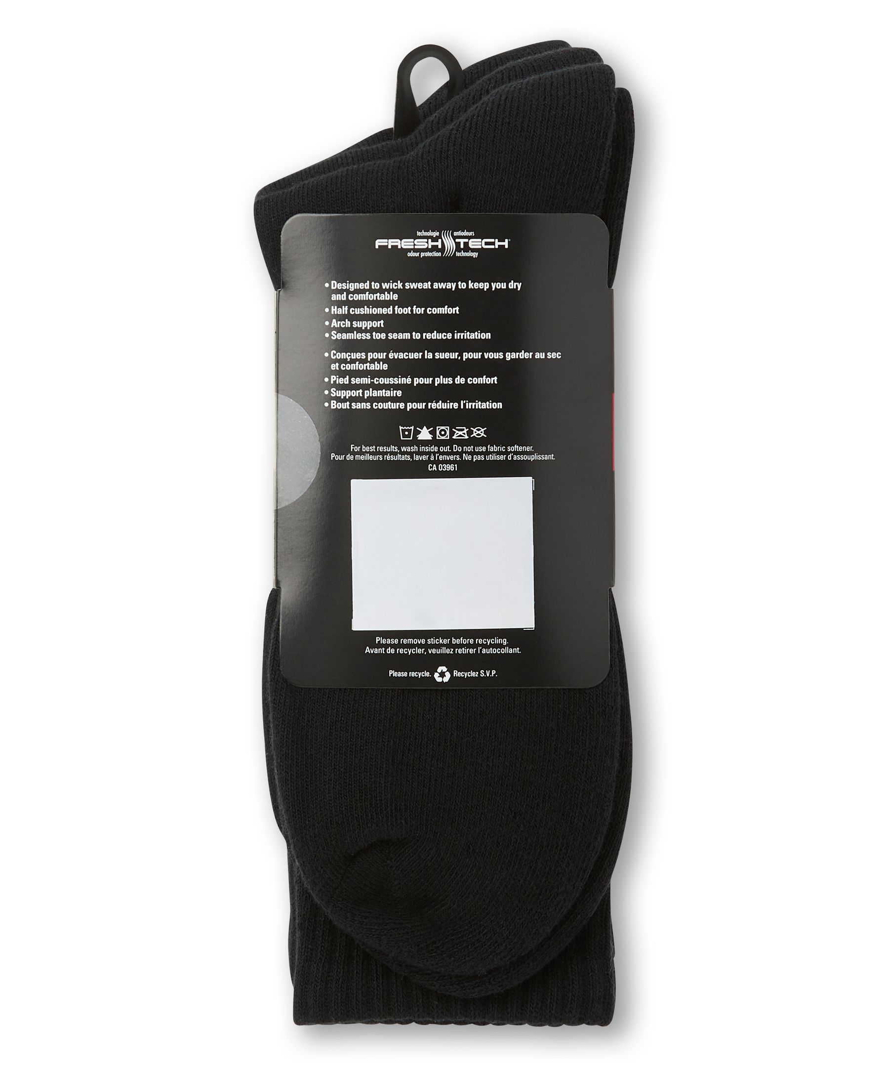 Matrix Men's 3-Pack Half Cushion Crew Sport Socks