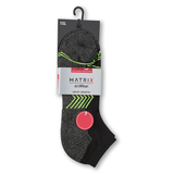 Matrix Men's driWear Low Cut Cushioned  Socks Front_Flat