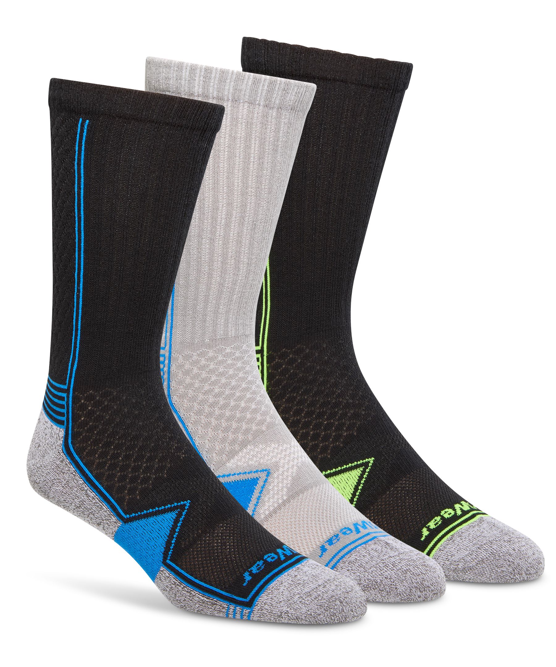 Matrix Men's 3pk driWear Ultralite Crew Socks