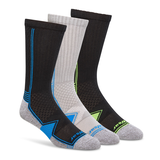 Mi-chaussettes avec driWear Ultralite pour hommes, Matrix, paquet de 3&nbsp;paires Front_Angled_Right