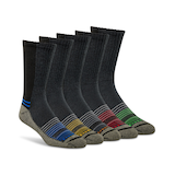 Copper Sole Men's  Extreme Athletic Crew Socks 5-pk Front_Angled_Right