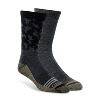 Mi-chaussettes en laine mérinos pour hommes, Copper Sole, paquet de 2&nbsp;paires Front_Angled_Right