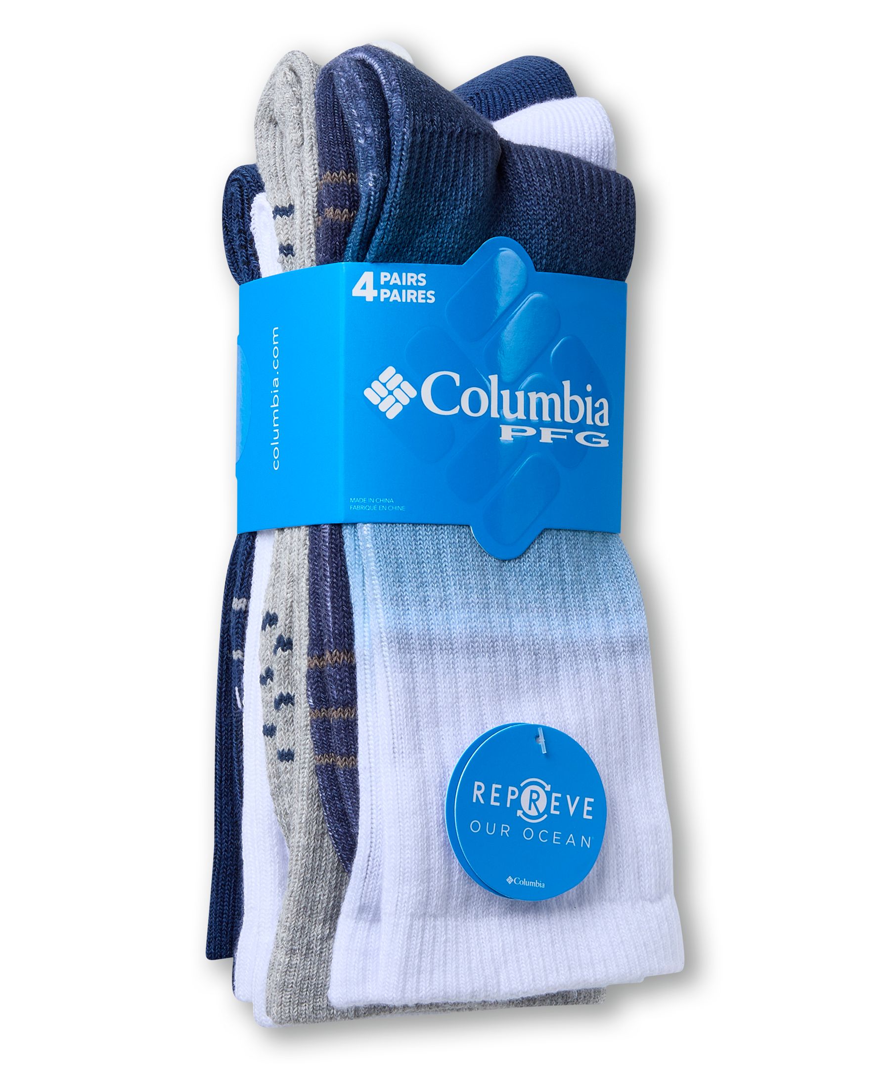 Columbia Men's Pfg Athletic Ombre Crew Socks