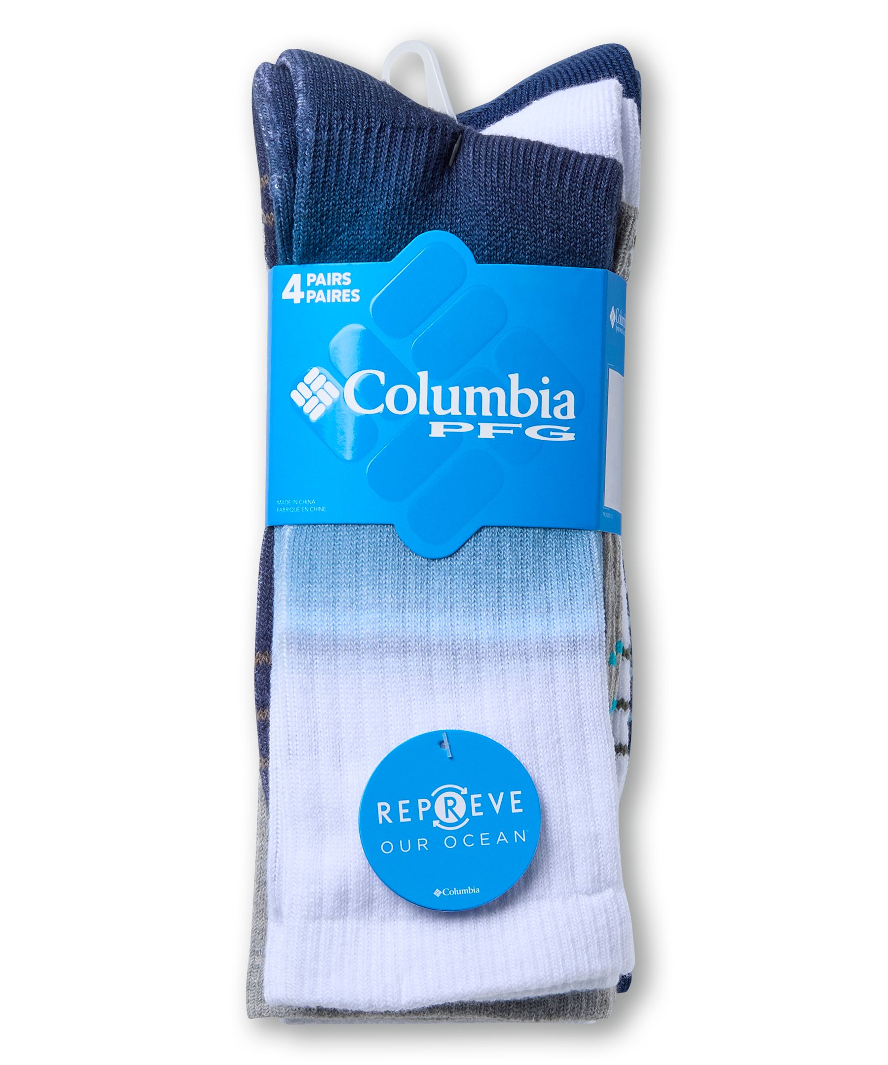 Columbia Men's Pfg Athletic Ombre Crew Socks