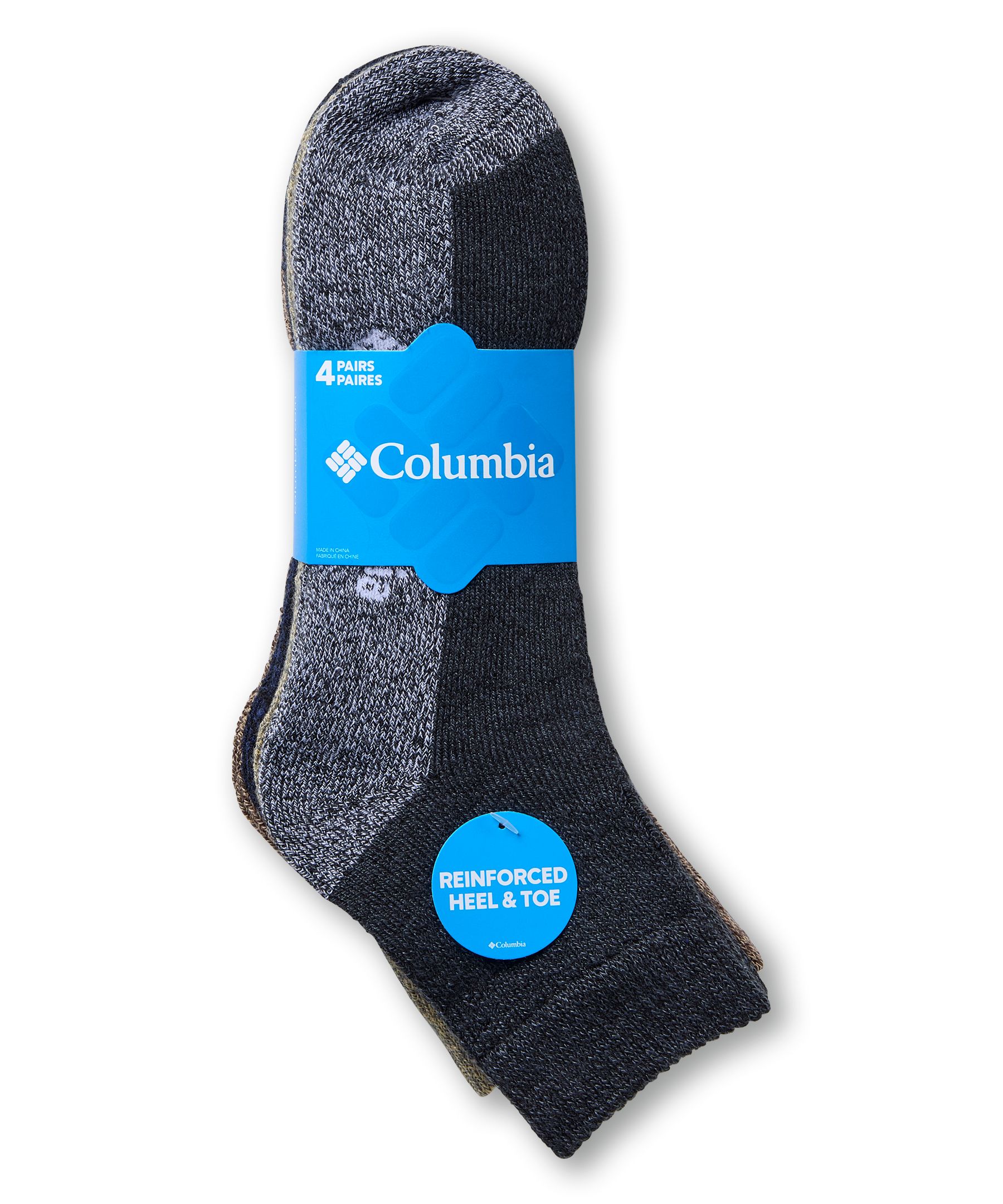 Columbia Men's Moisture Control Quarter Socks