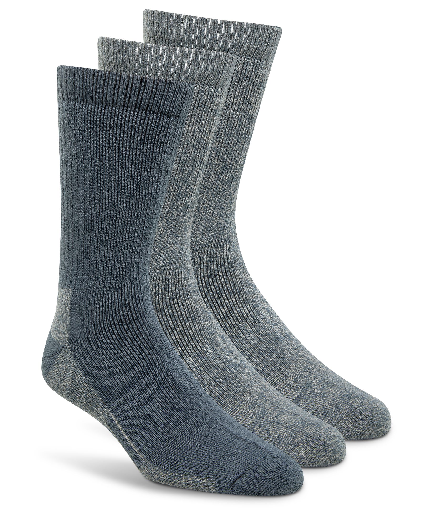 Mi-chaussettes à rembourrage intégral, WindRiver, paquet de 3 paires