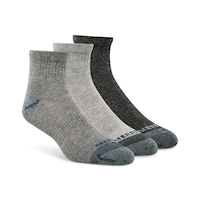 Merrell Men's Everyday Wool Quarter Socks