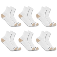 Carhartt Men's Midweight Quarter Socks