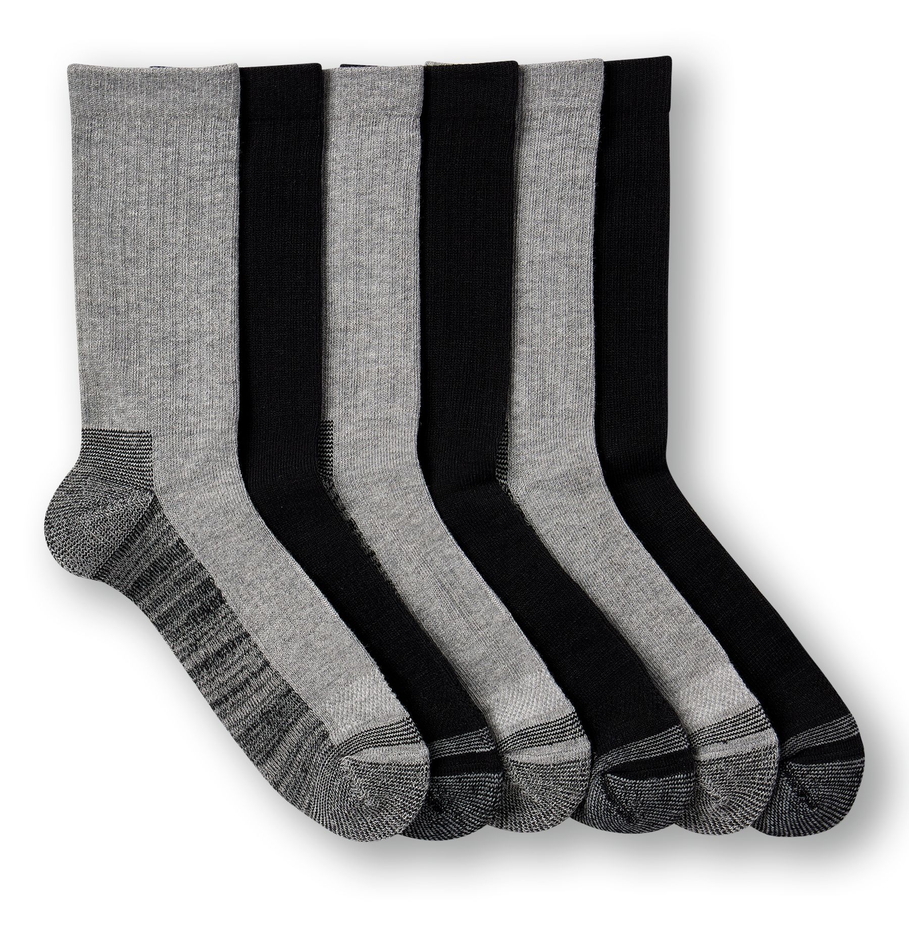 Dakota WorkPro Series Men's Everyday Work Crew Socks 6pk