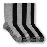 Dakota WorkPro Series Men's Everyday Work Crew Socks 6pk