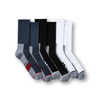 Mi-chaussettes de sport pour hommes, Matrix, paquet de 6 paires
