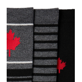 Chaussettes décontractées en mélange de laine mérinos pour hommes, Copper Sole, paquet de 3 paires CloseUp