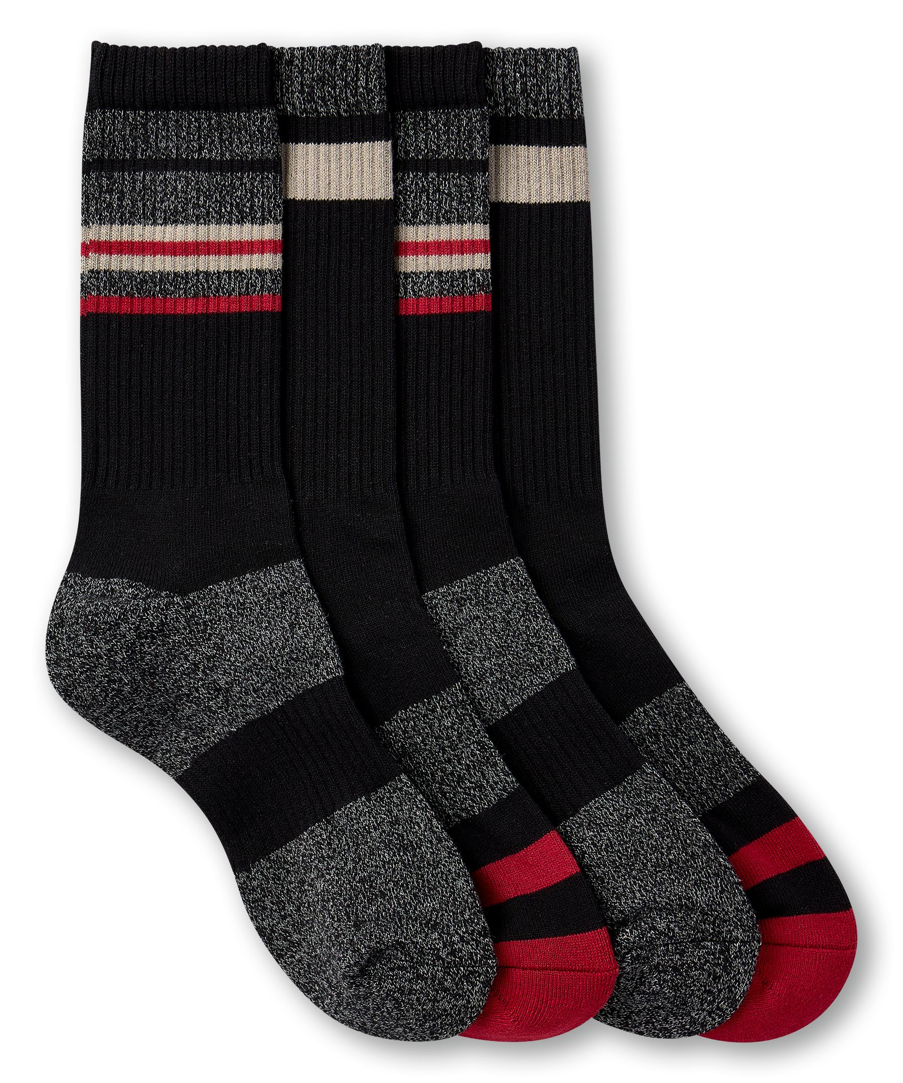 Chaussettes décontractées à dessous rembourrés avec T-Max pour hommes, WindRiver, paquet de 2&nbsp;paires