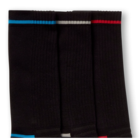 Mi-chaussettes de sport techniques driWearMC pour hommes, Matrix, paquet de 3&nbsp;paires