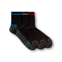 Mi-chaussettes sport techniques driWearMC pour hommes, Matrix, paquet de 3&nbsp;paires