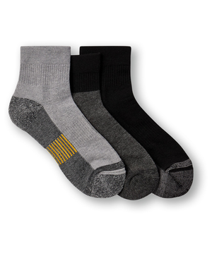 Chaussettes de travail un quart en laine pour hommes, série Dakota WorkPro, paquet de 3&nbsp;paires