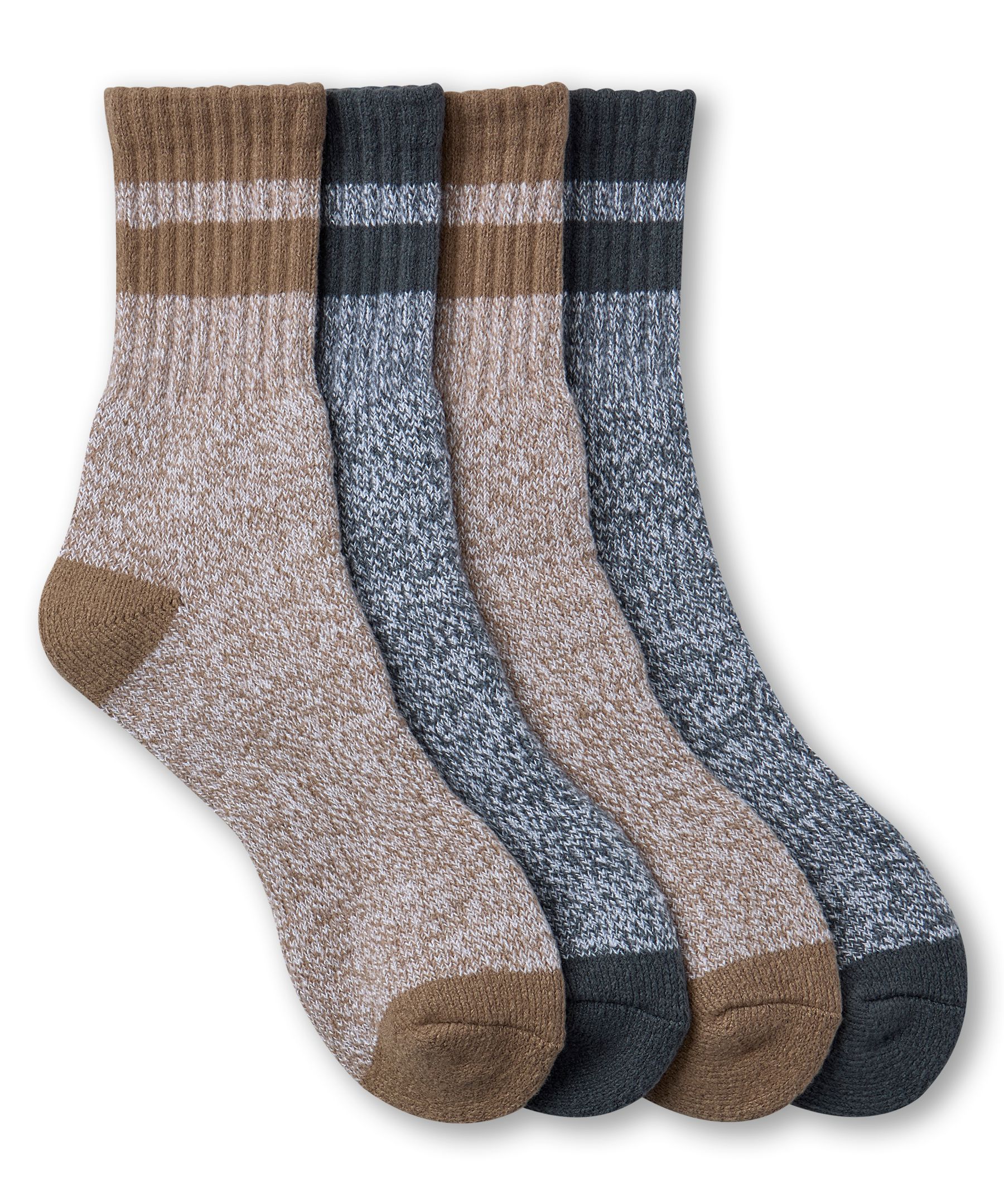 WindRiver Men's Heritage Supersoft Crew Socks 2-pk