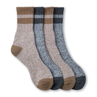 WindRiver Men's Heritage Supersoft Crew Socks 2-pk