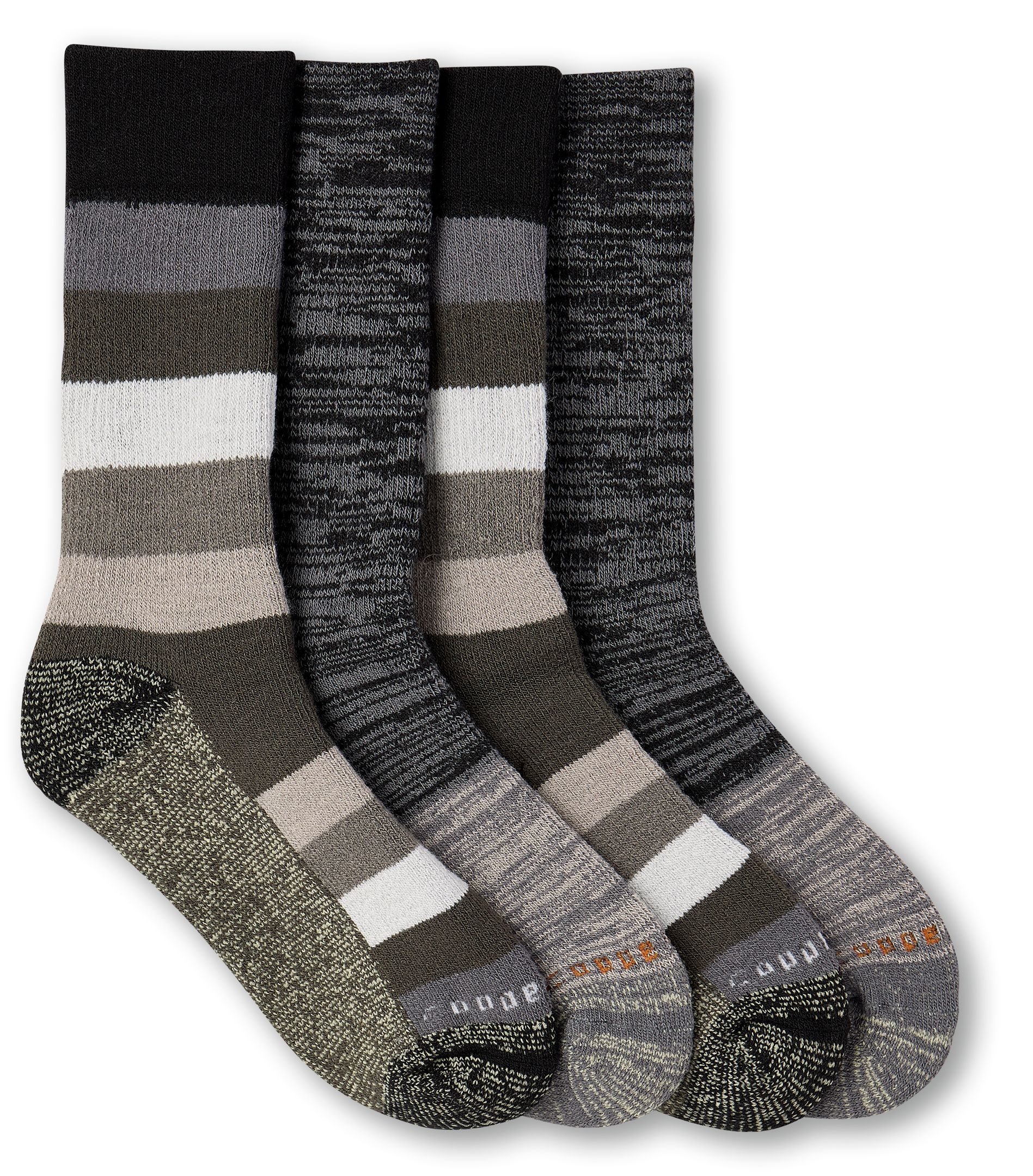 Copper Sole Men's T-MAX HEAT® Brushed Thermal Crew Socks 2pk